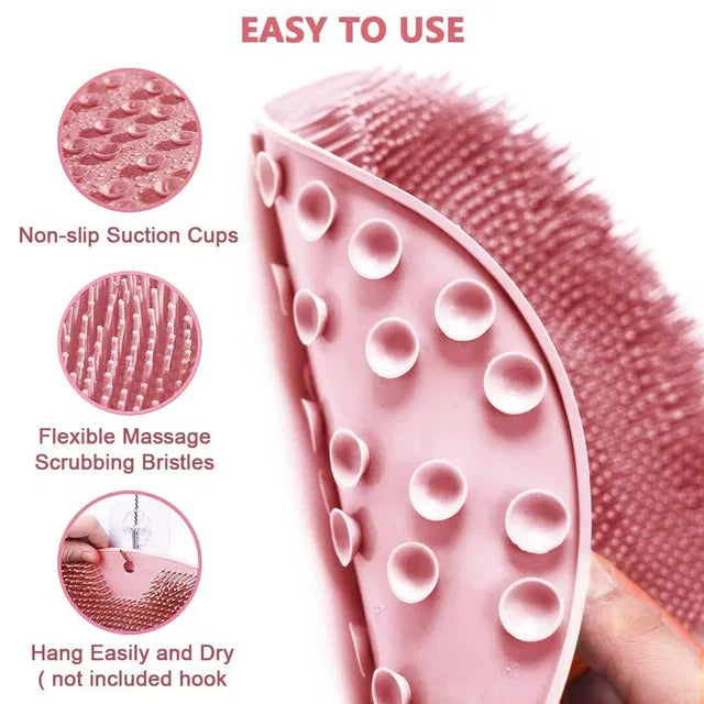 Wall Mounted Silicone Body & Foot Exfoliator