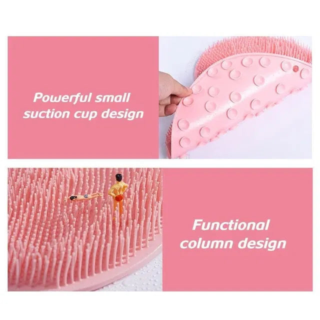 Wall Mounted Silicone Body & Foot Exfoliator