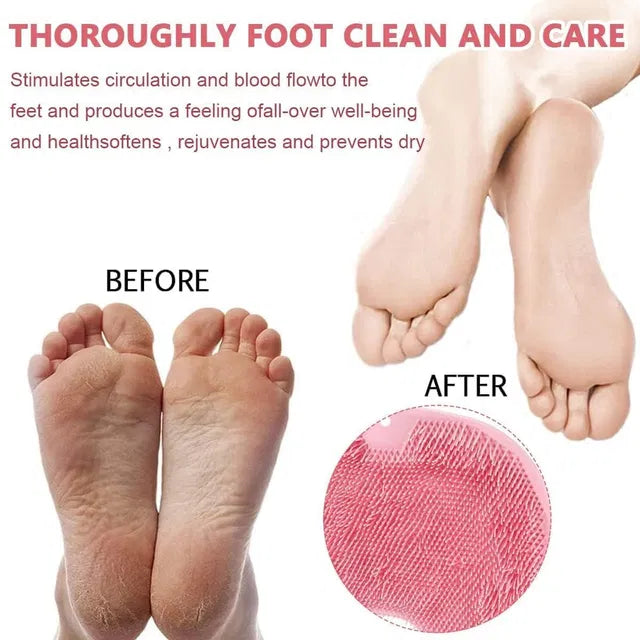 Wall Mounted Silicone Body & Foot Exfoliator
